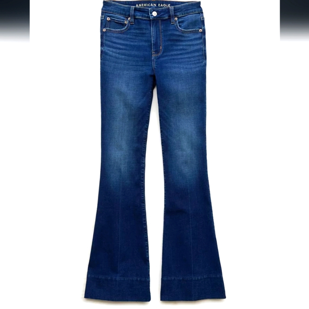 AE Next Level Super High Waisted Flare Jean